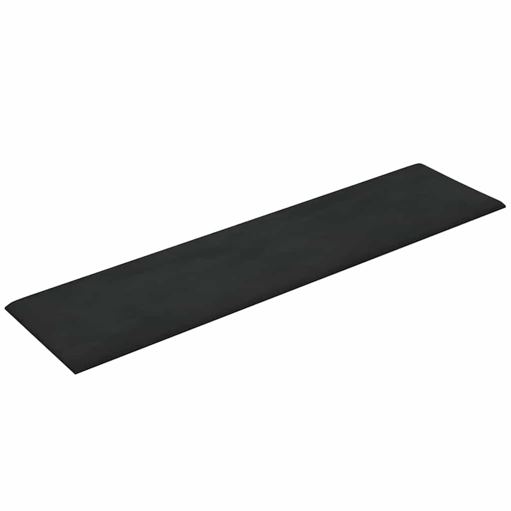 vidaXL Wandpaneele 12 Stk. Schwarz 60x15 cm Samt 1,08 m² - Image 5