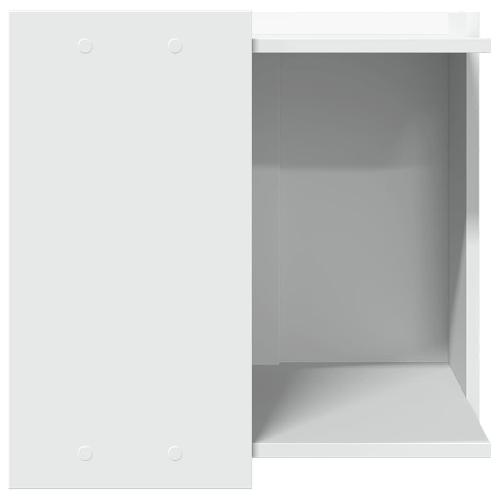 vidaXL Katzenklo Weiß 53x53x51 cm Holzwerkstoff - Image 5