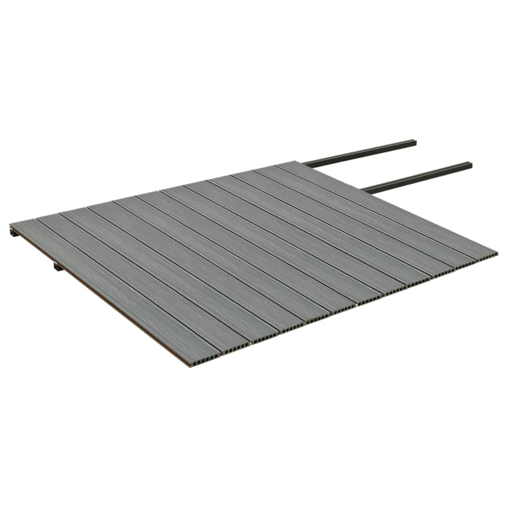 vidaXL WPC Terrassendielen mit Zubehör Braun und Grau 30 m² 4 m - Image 5