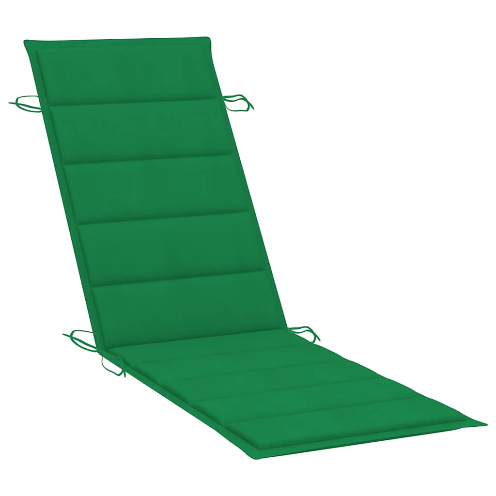 vidaXL Sonnenliege mit Tisch und Auflage Massivholz Akazie - Image 5