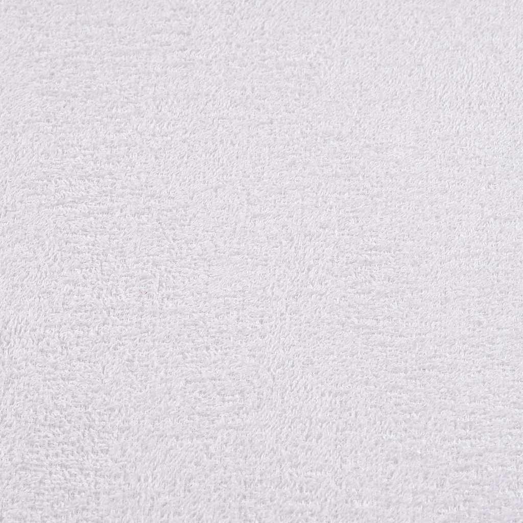 vidaXL Duschtücher 25 Stk. Weiß 70x140 cm 360 g/m² 100% Baumwolle - Image 5
