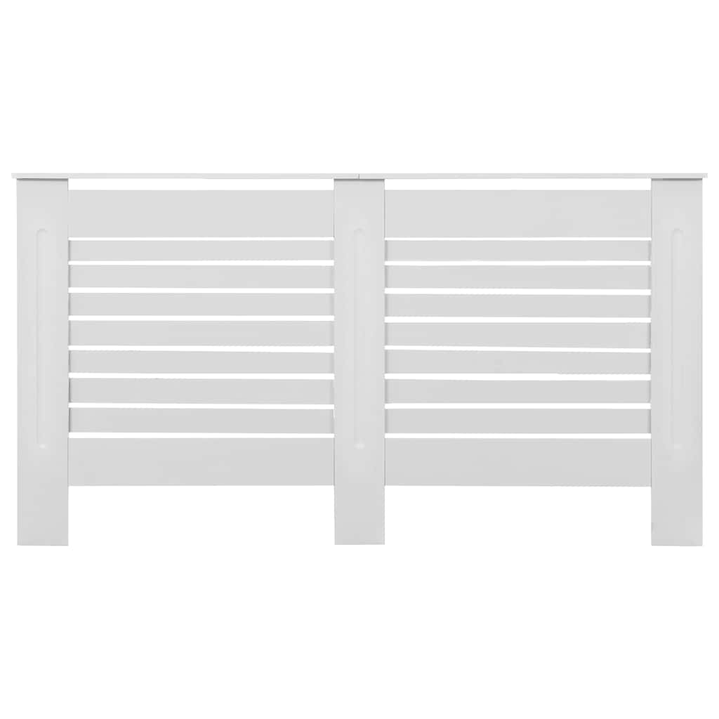 vidaXL Heizkörperabdeckung Weiß 152×19×81,5 cm MDF - Image 4