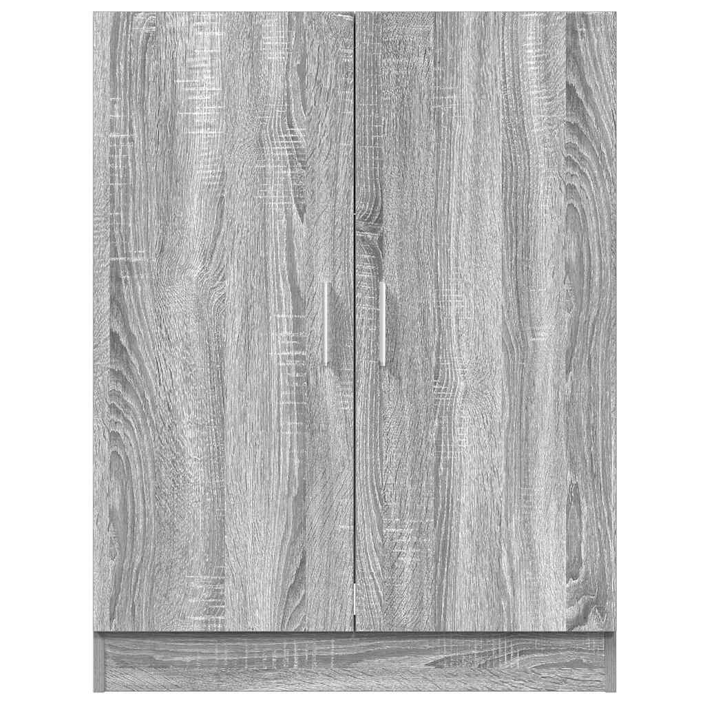 vidaXL Waschmaschinenschrank Grau Sonoma 71x71,5x91,5 cm - Image 4