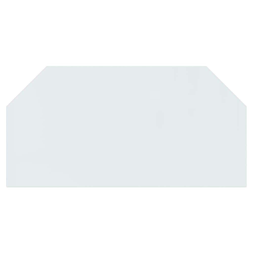 vidaXL Kaminofen Glasplatte Sechseck 120x60 cm - Image 4