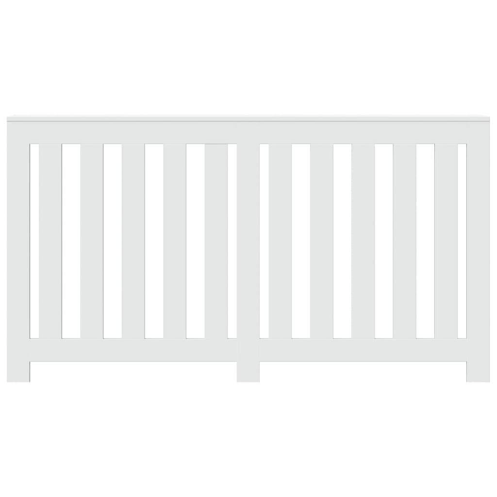vidaXL Heizkörperverkleidung Weiß 149x20x82 cm Holzwerkstoff - Image 3