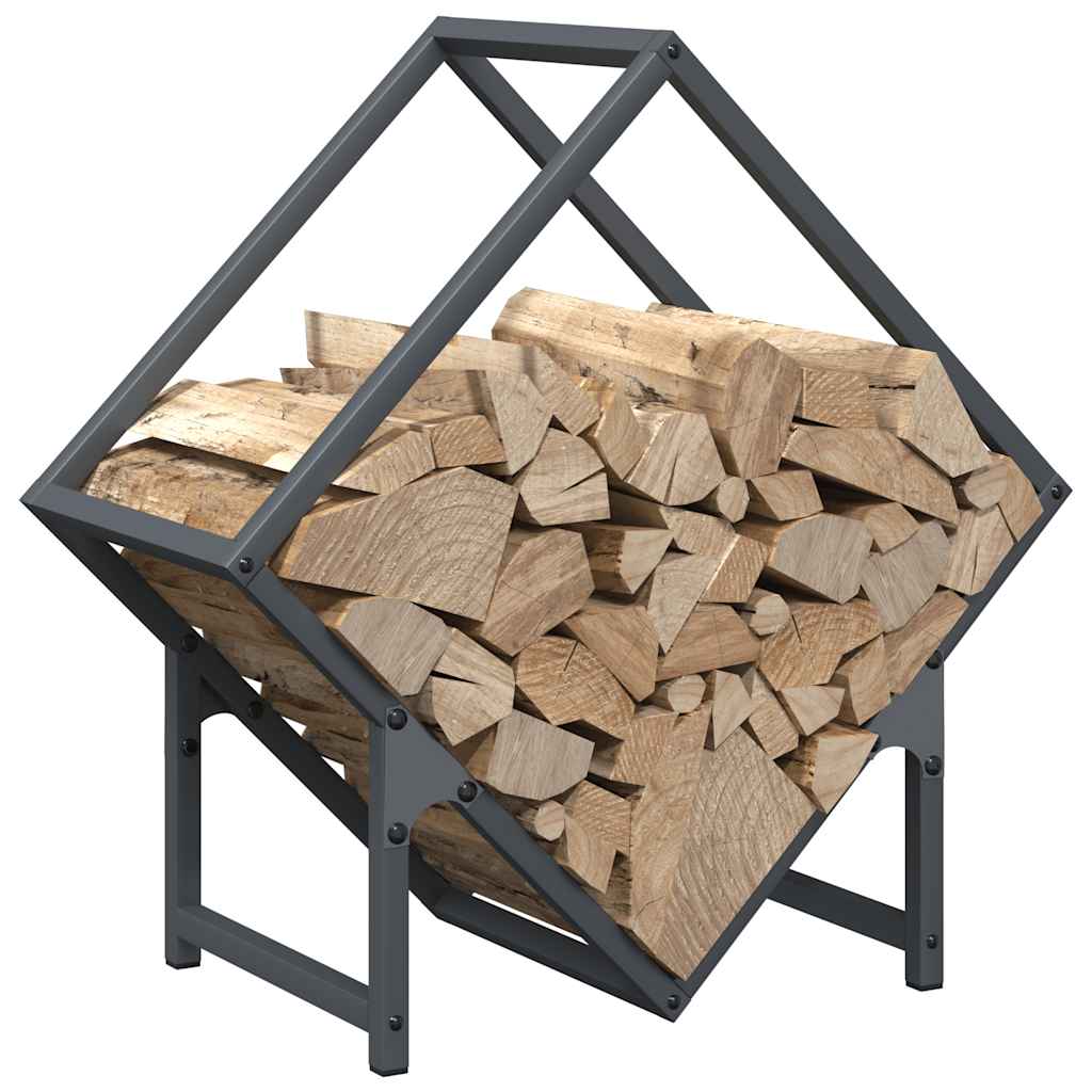 vidaXL Brennholzregal Anthrazit 50x25x50 cm Kaltgewalzter Stahl - Image 4