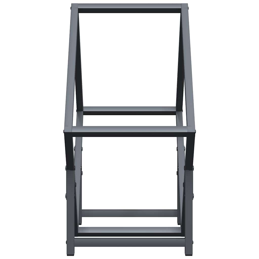 vidaXL Brennholzregal Anthrazit 50x25x50 cm Kaltgewalzter Stahl - Image 6