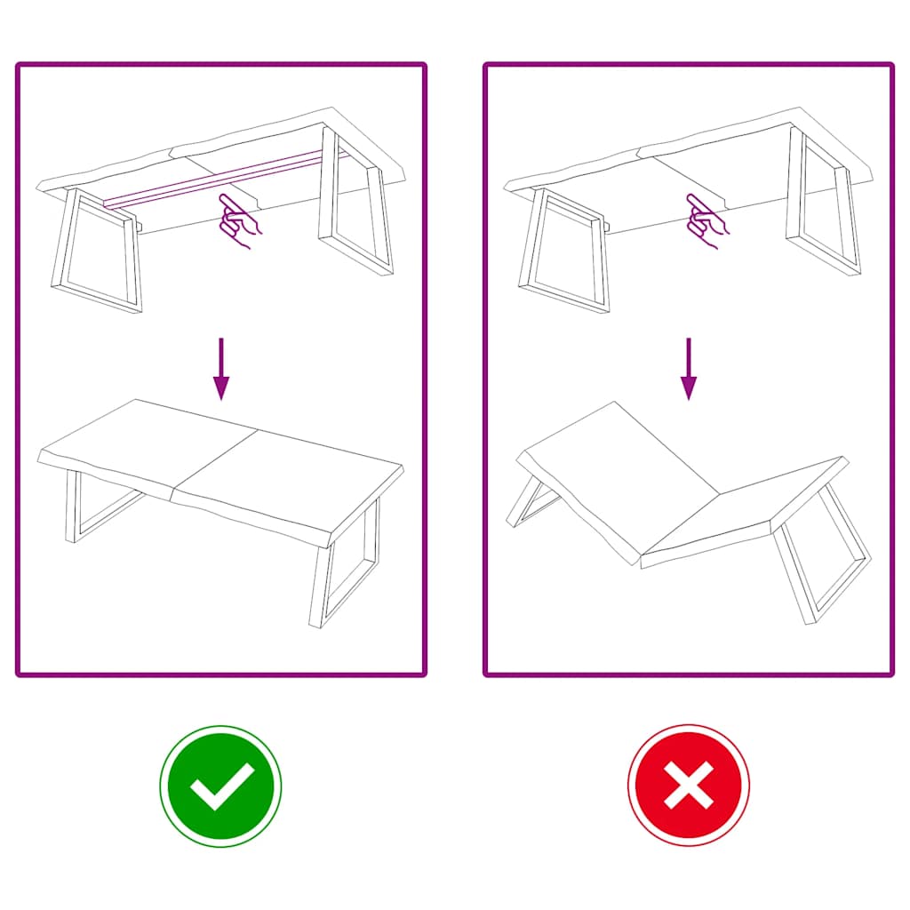 vidaXL Waschtischplatte Dunkelbraun 120x50x(2-6)cm Massivholz - Image 5