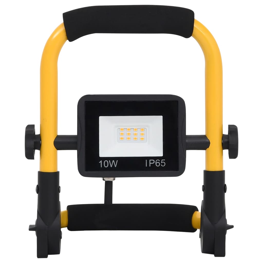 vidaXL LED-Fluter mit Handgriff 10 W Kaltweiß - Image 5