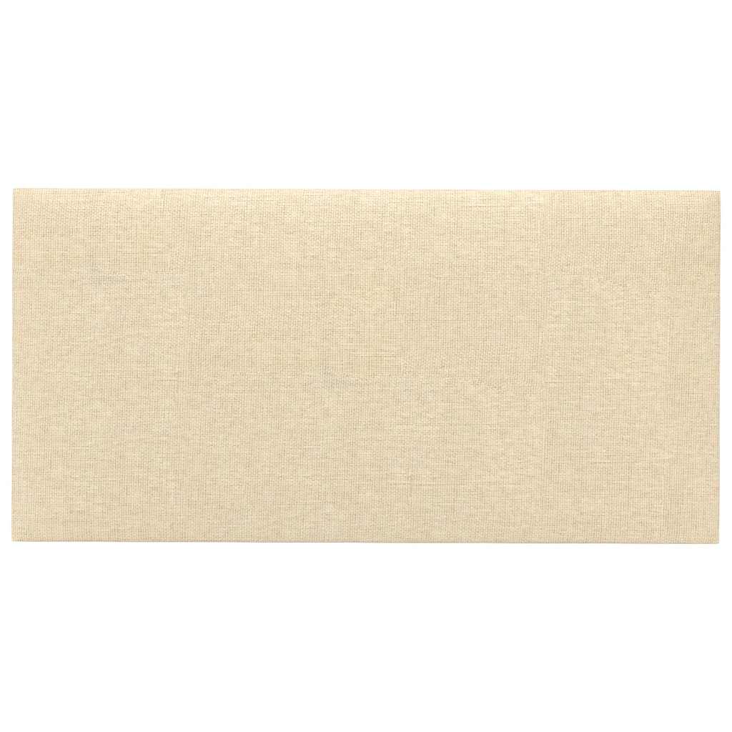 vidaXL Wandpaneele 12 Stk. Creme 60x30 cm Stoff 2,16 m² - Image 3