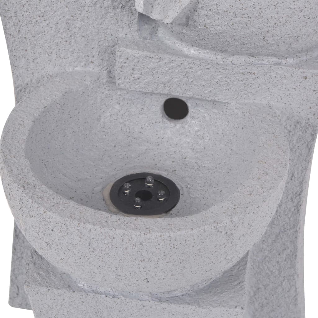 vidaXL Zimmerbrunnen mit LED-Beleuchtung Polyresin - Image 5