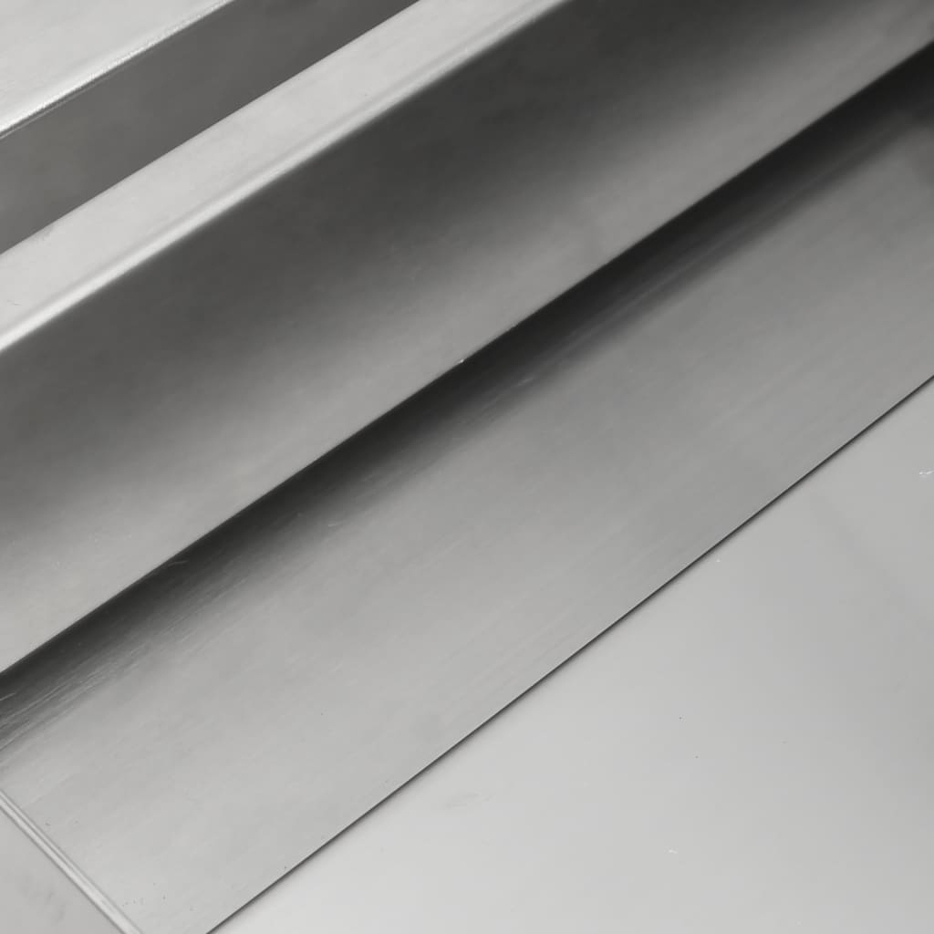 vidaXL Wasserfall mit LEDs 30x34x14 cm Edelstahl 304 - Image 6