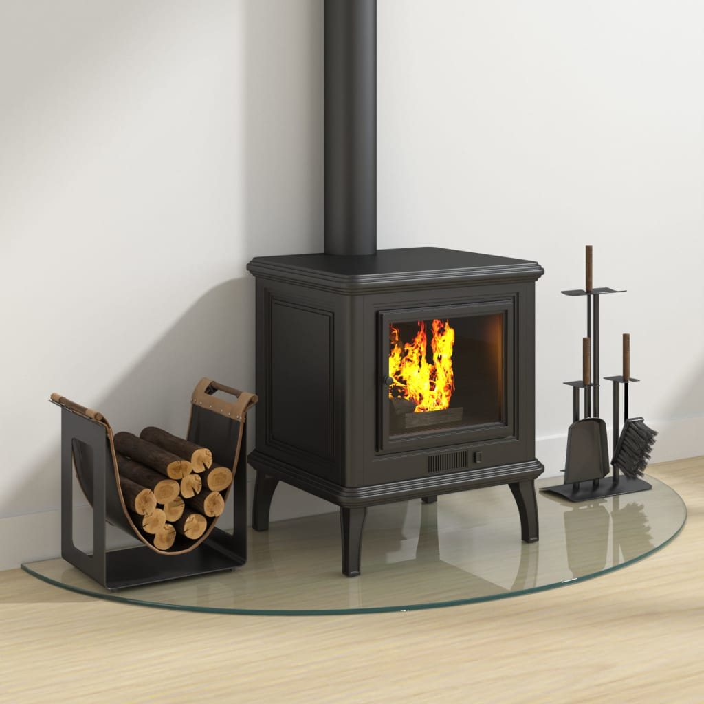 vidaXL Funkenschutzplatte Glas Halbrund 1200x500 mm - Image 3