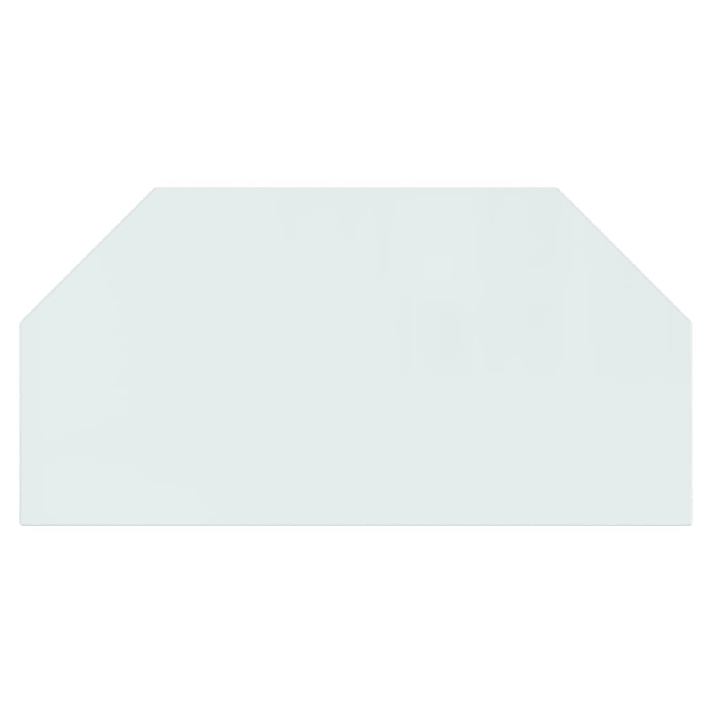 vidaXL Kaminofen Glasplatte Sechseck 100x50 cm - Image 4