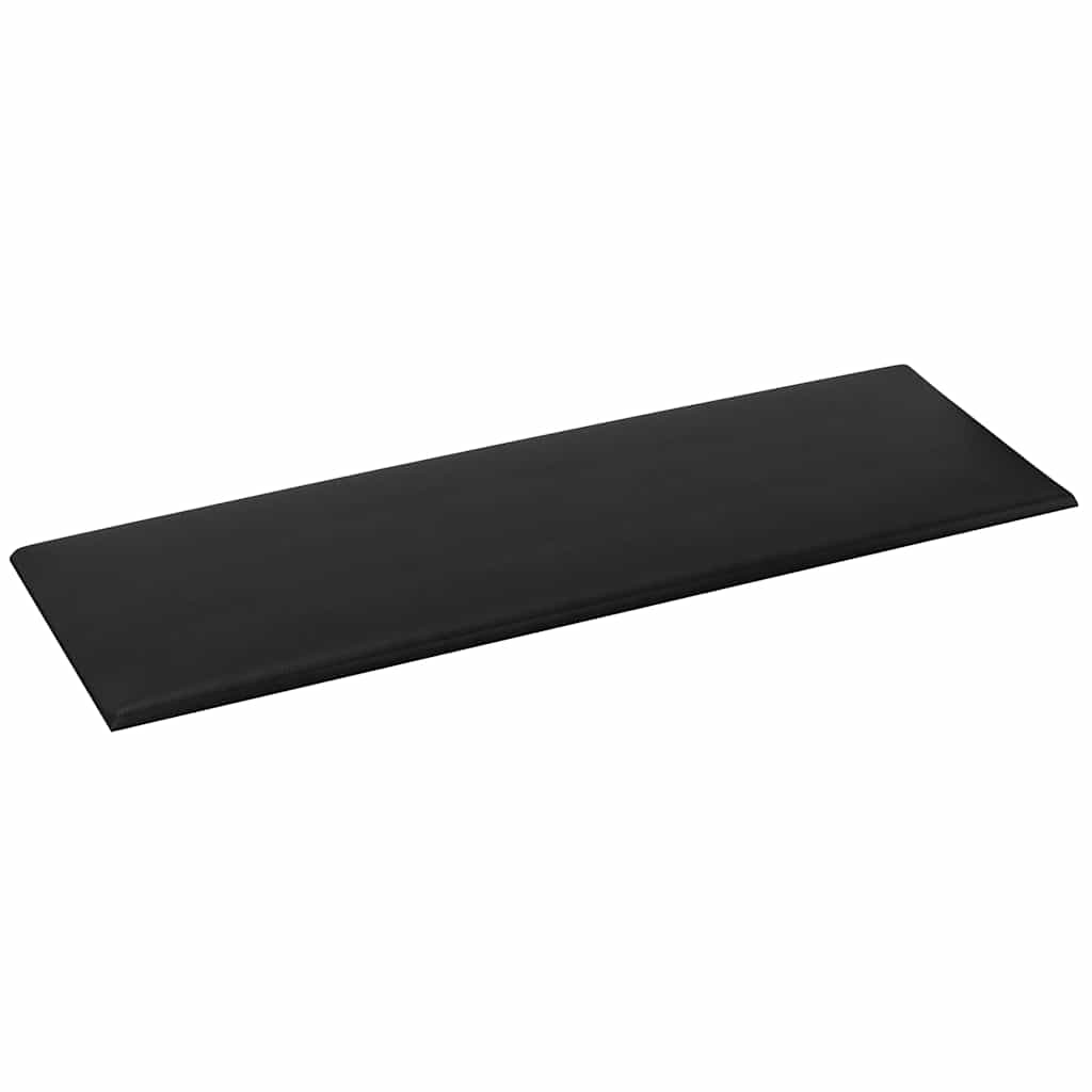 vidaXL Wandpaneele 12 Stk. Schwarz 90x30 cm Kunstleder 3,24 m² - Image 5