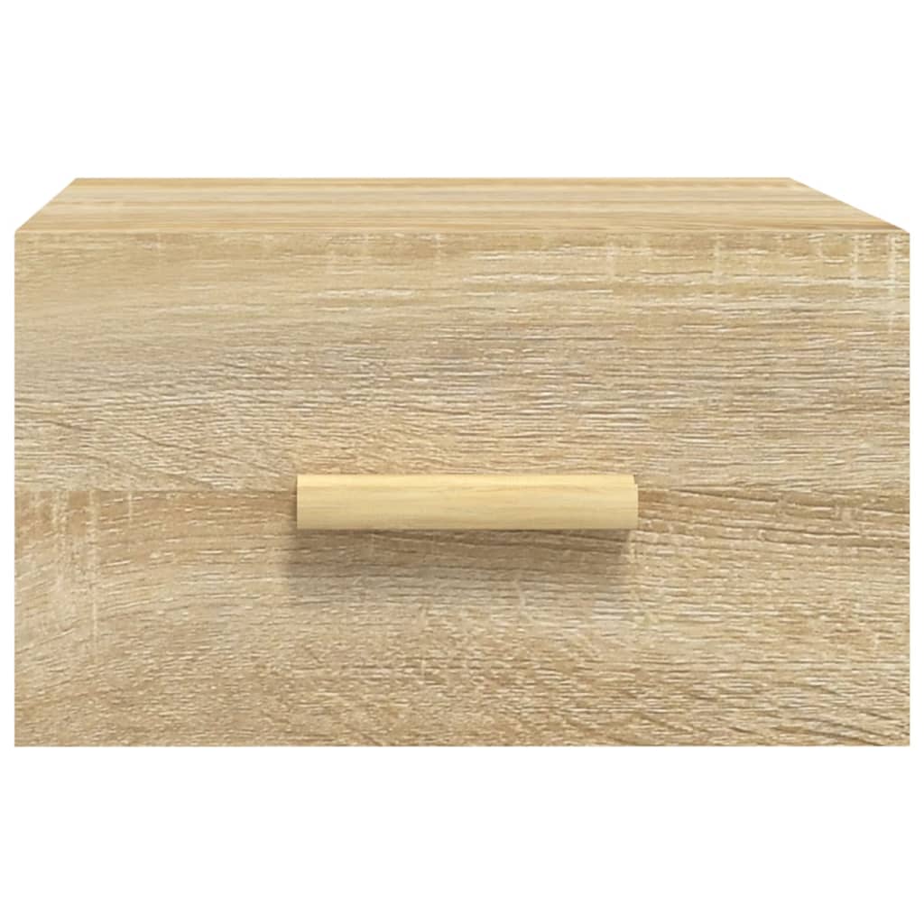 vidaXL Wand-Nachttische 2 Stk. Sonoma-Eiche 35x35x20 cm - Image 5