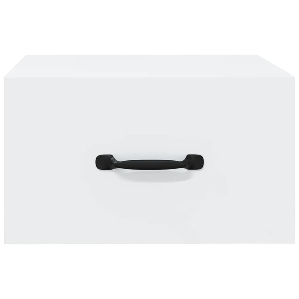 vidaXL Wand-Nachttische 2 Stk. Weiß 35x35x20 cm - Image 5