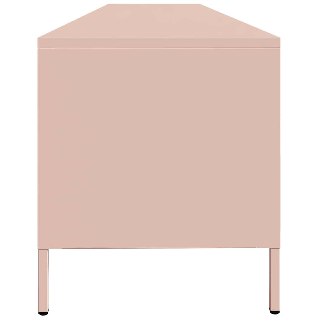 vidaXL TV-Schrank Rosa 202x39x43,5 cm Kaltgewalzter Stahl - Image 6