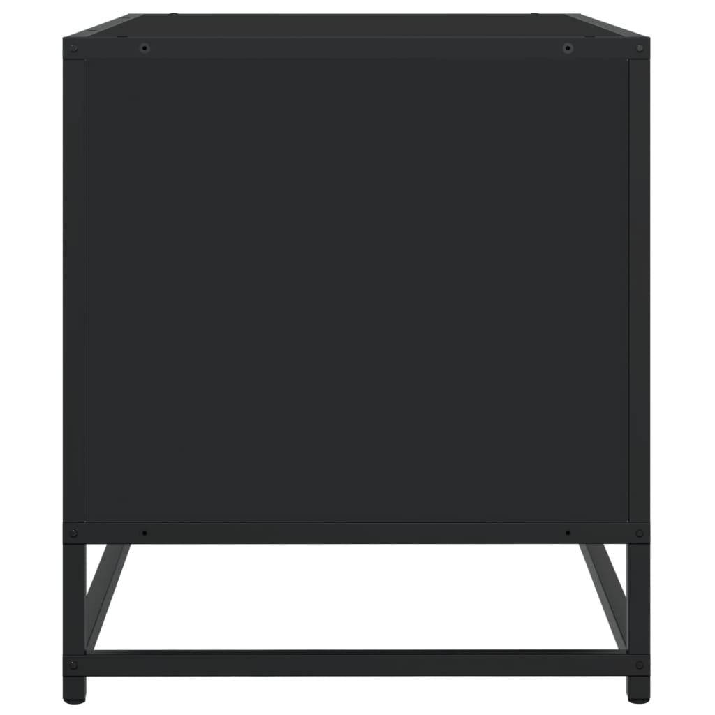 vidaXL TV-Schrank Schwarz 180x40x46 cm Holzwerkstoff - Image 5