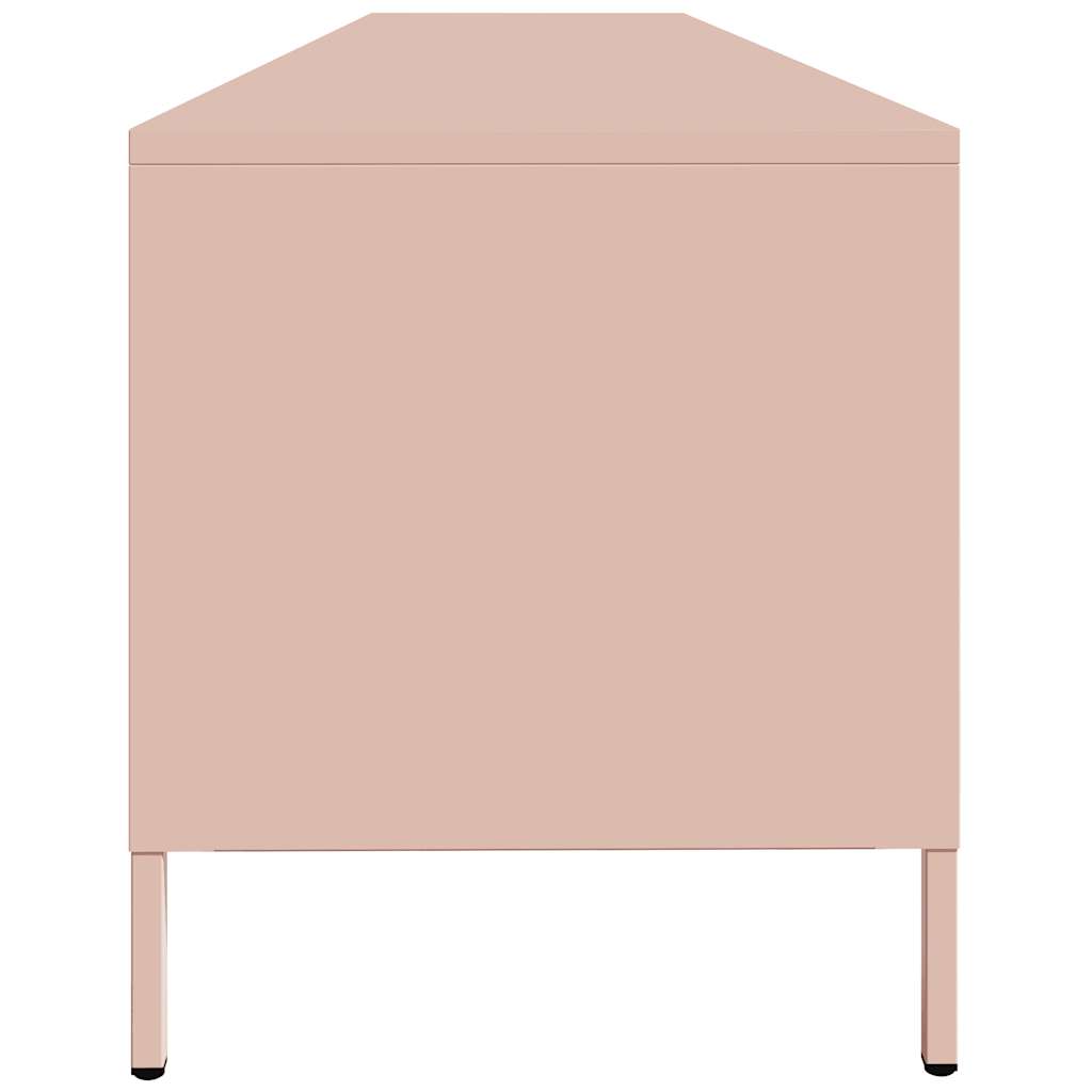 vidaXL TV-Schrank Rosa 202x39x43,5 cm Kaltgewalzter Stahl - Image 6