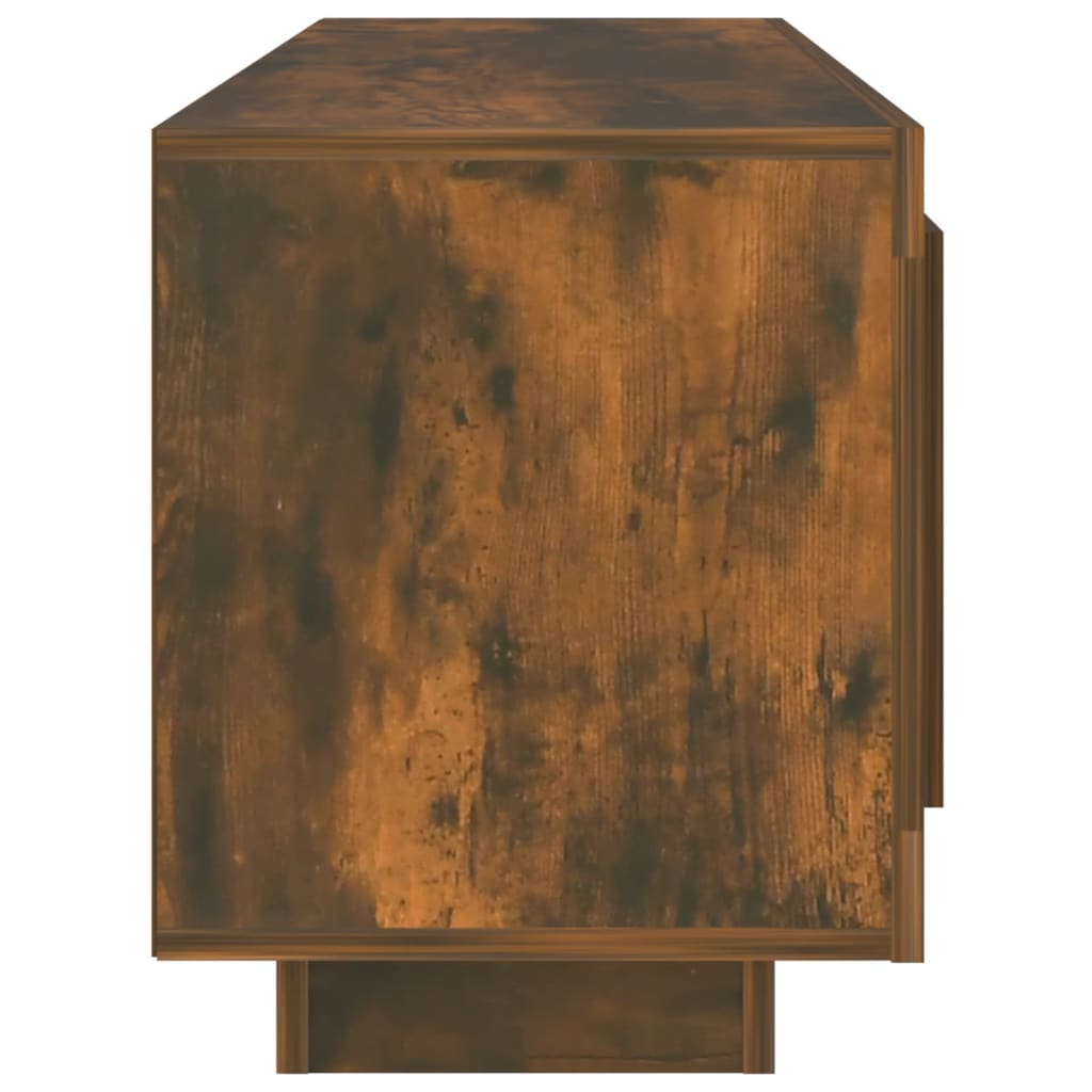 vidaXL Mueble para TV madera contrachapada roble ahumado 102x35x45 cm - Image 6