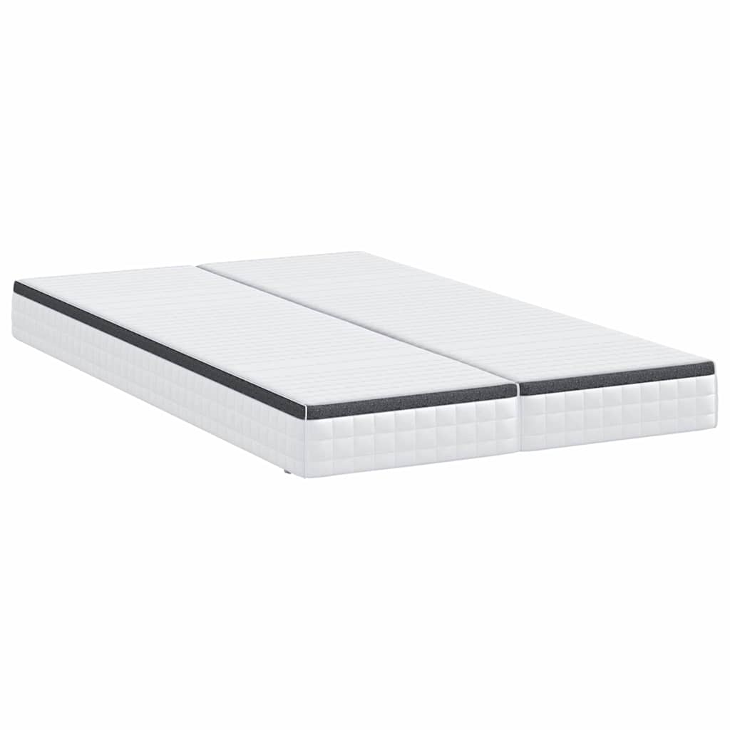 vidaXL Colchón 2 pcs y gris 60 x 200 cm Resorte Bonell - Image 5