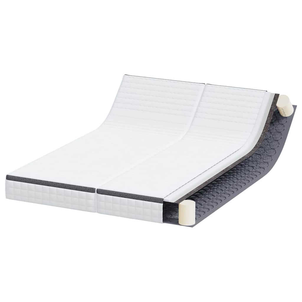 vidaXL Colchón 2 pcs y gris 70 x 190 cm Resorte Bonell - Image 4
