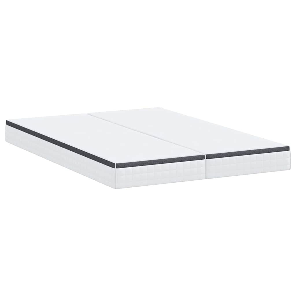 vidaXL Colchón 2 pcs y gris 80 x 200 cm Resorte Bonell - Image 6