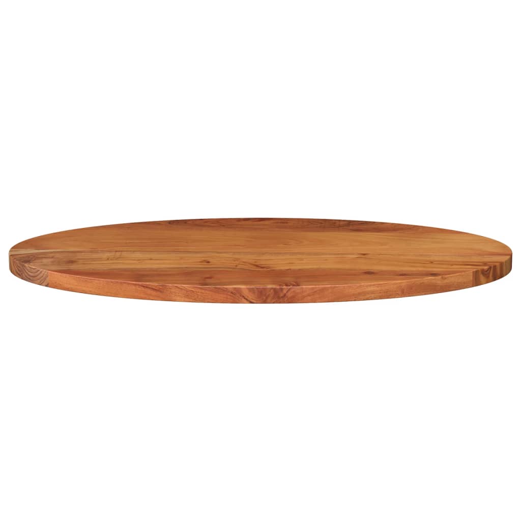 vidaXL Tablero de mesa ovalado madera maciza de acacia 100x50x3,8 cm - Image 3