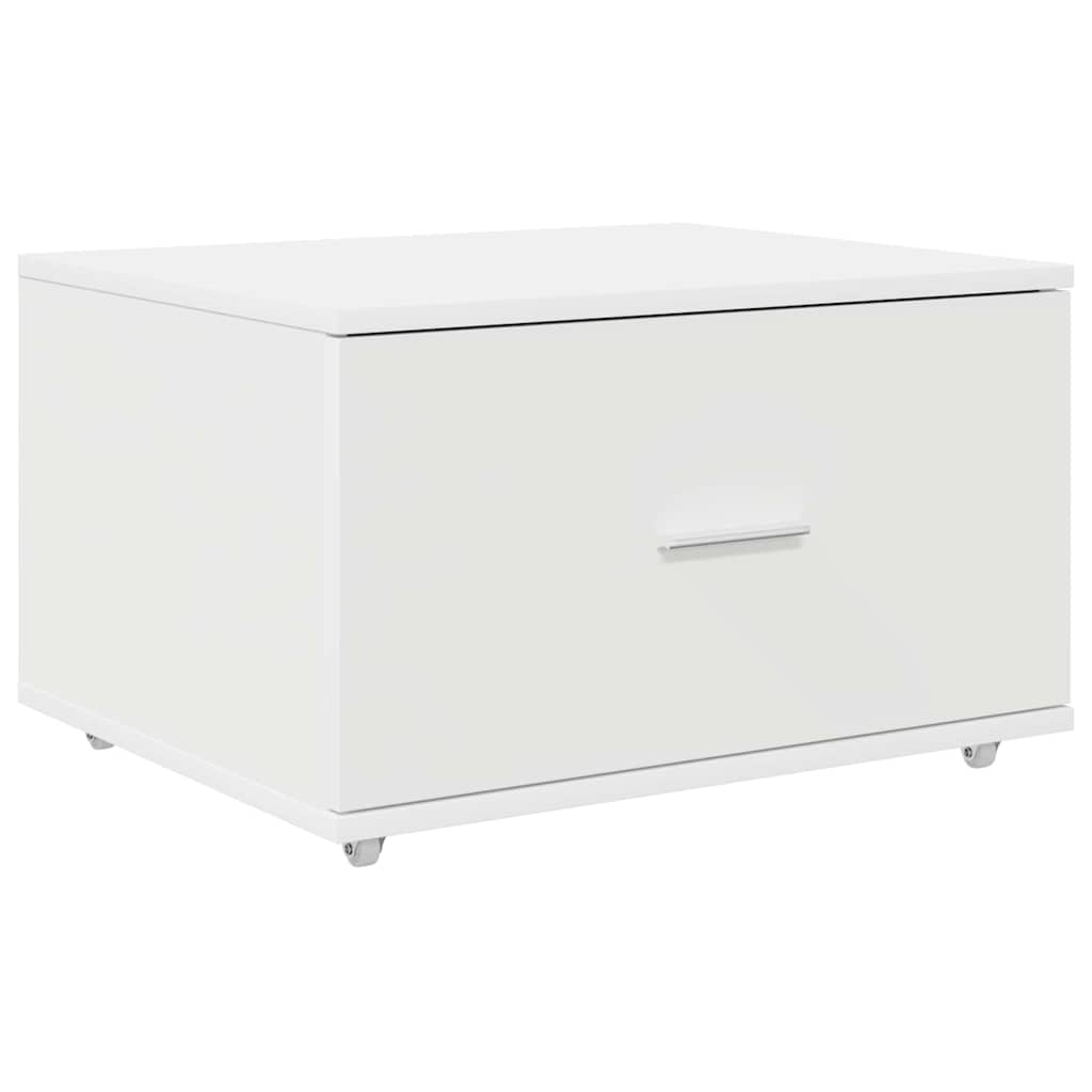 vidaXL Escritorio con cajón 131,5 x 50 x 106,5 cm Madera de ingeniería - Image 5
