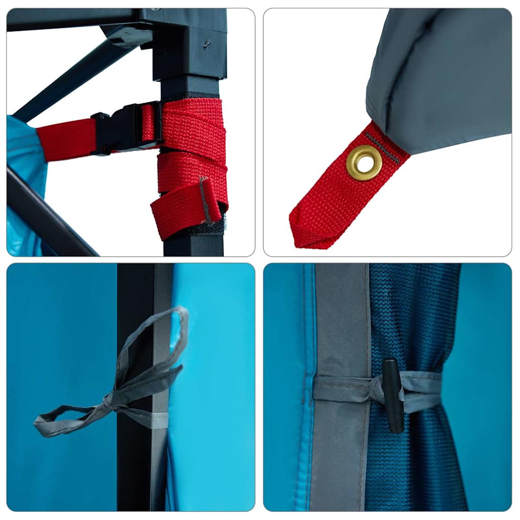 vidaXL Tienda Interior de Malla Azul 290 x 288 cm - Image 6