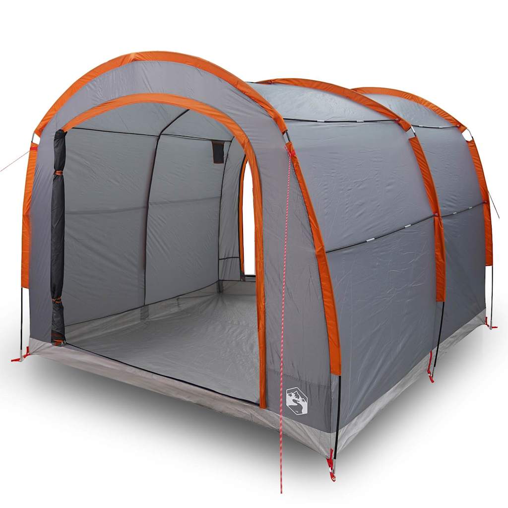 vidaXL Tienda con techo Gris y naranja 268 x 240 x 191 cm Poliéster - Image 3