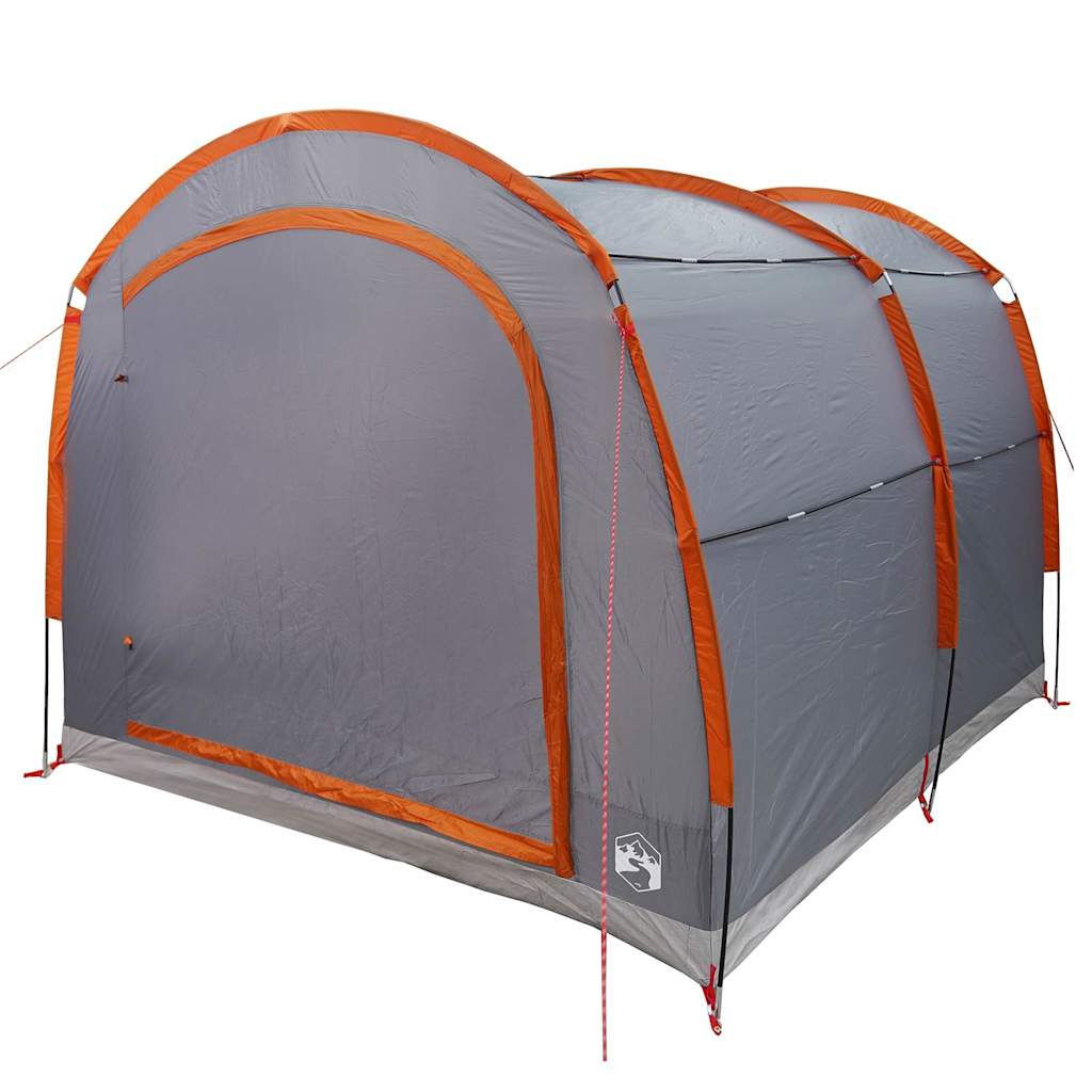 vidaXL Tienda con techo Gris y naranja 268 x 240 x 191 cm Poliéster - Image 6