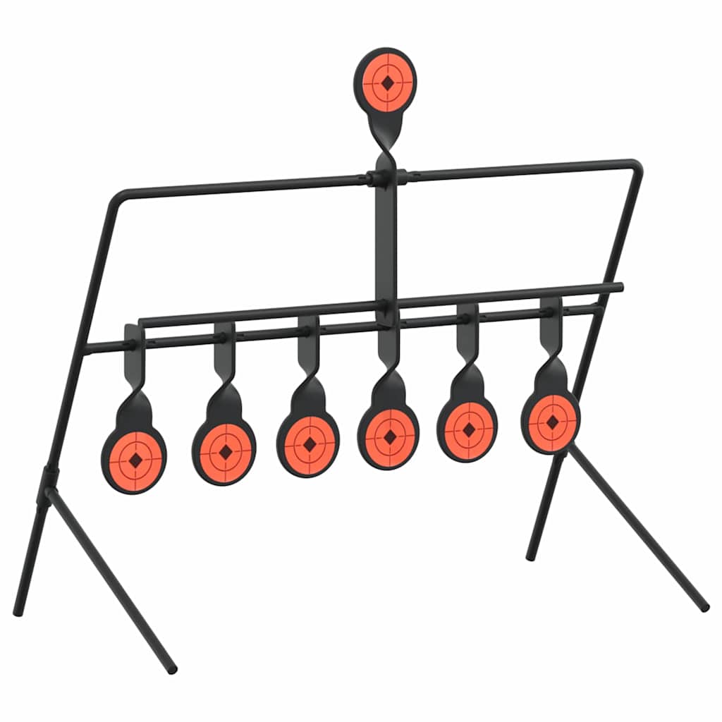 vidaXL de restablecimiento Negro 38 x 20,5 x 33 cm Acero