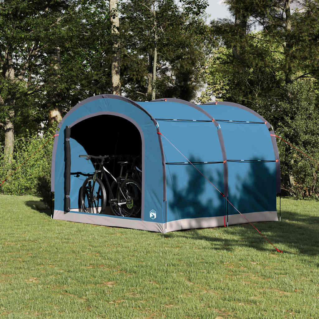 vidaXL Tienda con techo Azul 268 x 240 x 191 cm Poliéster