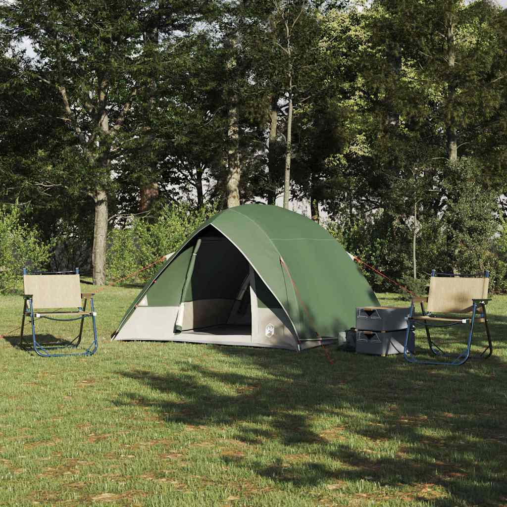 vidaXL Tienda de camping Verde 275 x 230 x 140 cm Poliéster