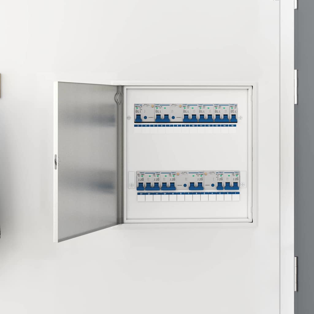 vidaXL Zugangstür Weiß 50 x 50 cm Stahl