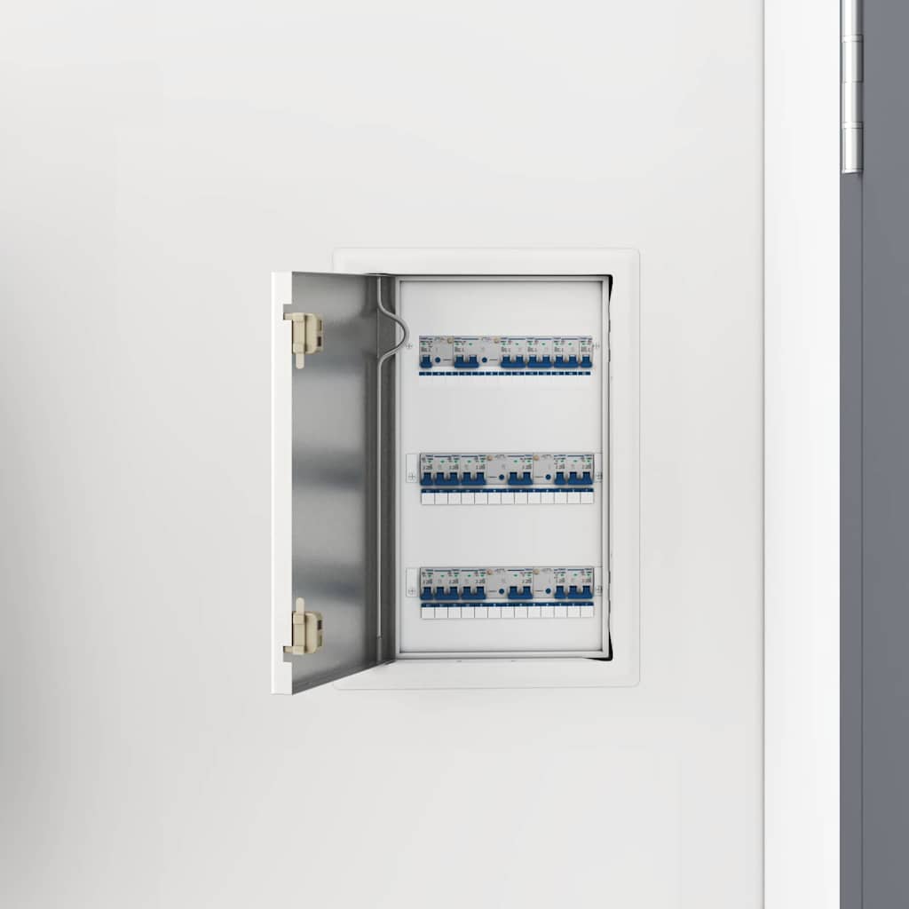 vidaXL Zugangstür Weiß 20 x 30 cm Stahl