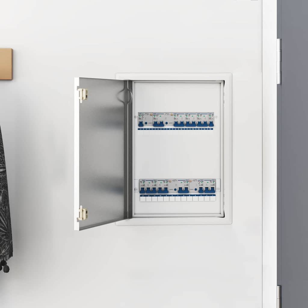 vidaXL Zugangstür Weiß 30 x 40 cm Stahl