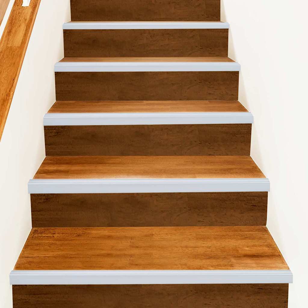 vidaXL Treppenkantenprofile 10 pcs Silber 67 cm Aluminium