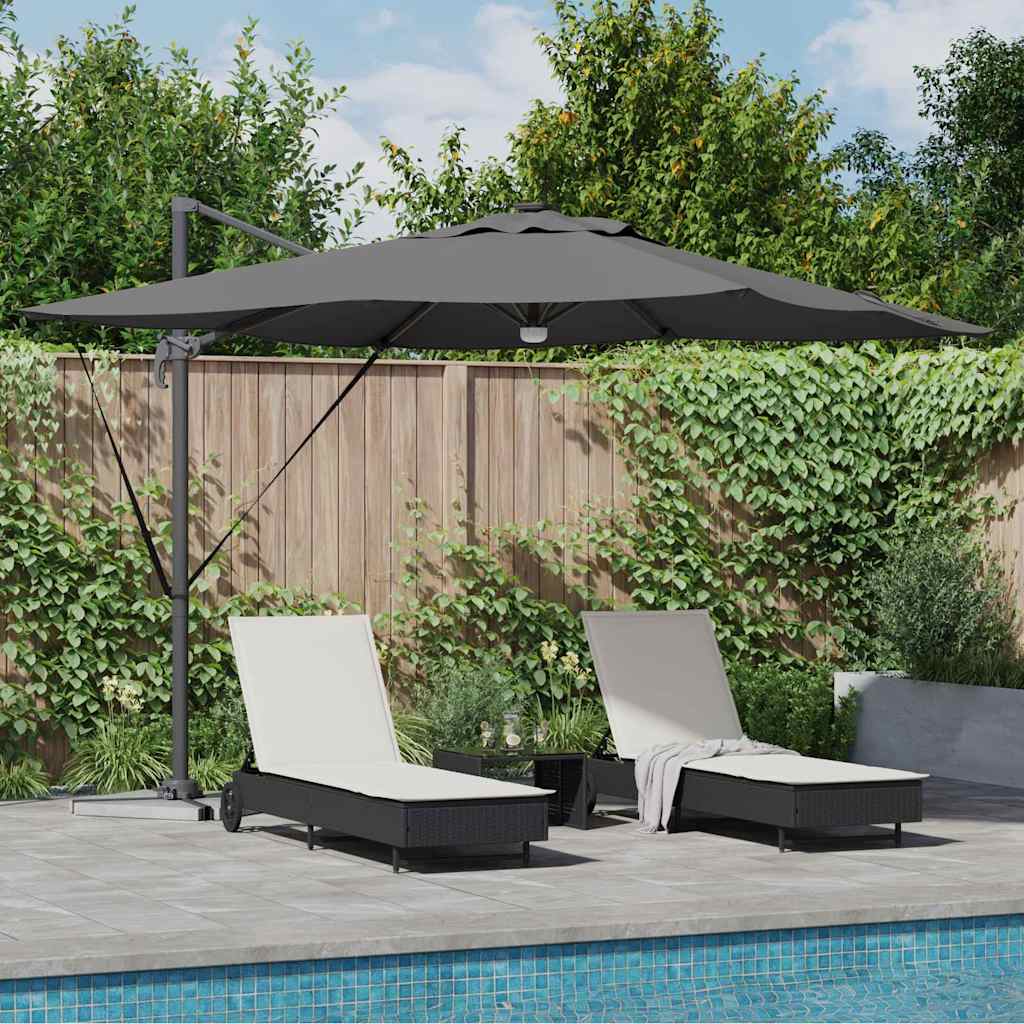 vidaXL Roma Parasol Anthrazit 286 x 285 x 270 cm
