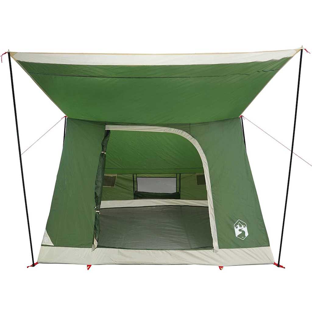 vidaXL Campingzelt Grün 282 x 225 x 154 cm Polyester - Image 4