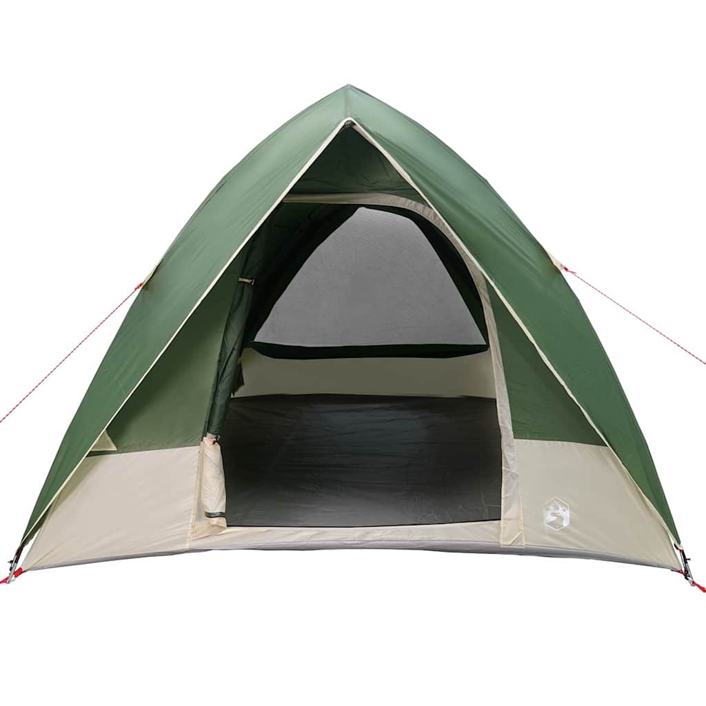 vidaXL Campingzelt Grün 320 x 275 x 190 cm Polyester - Image 4