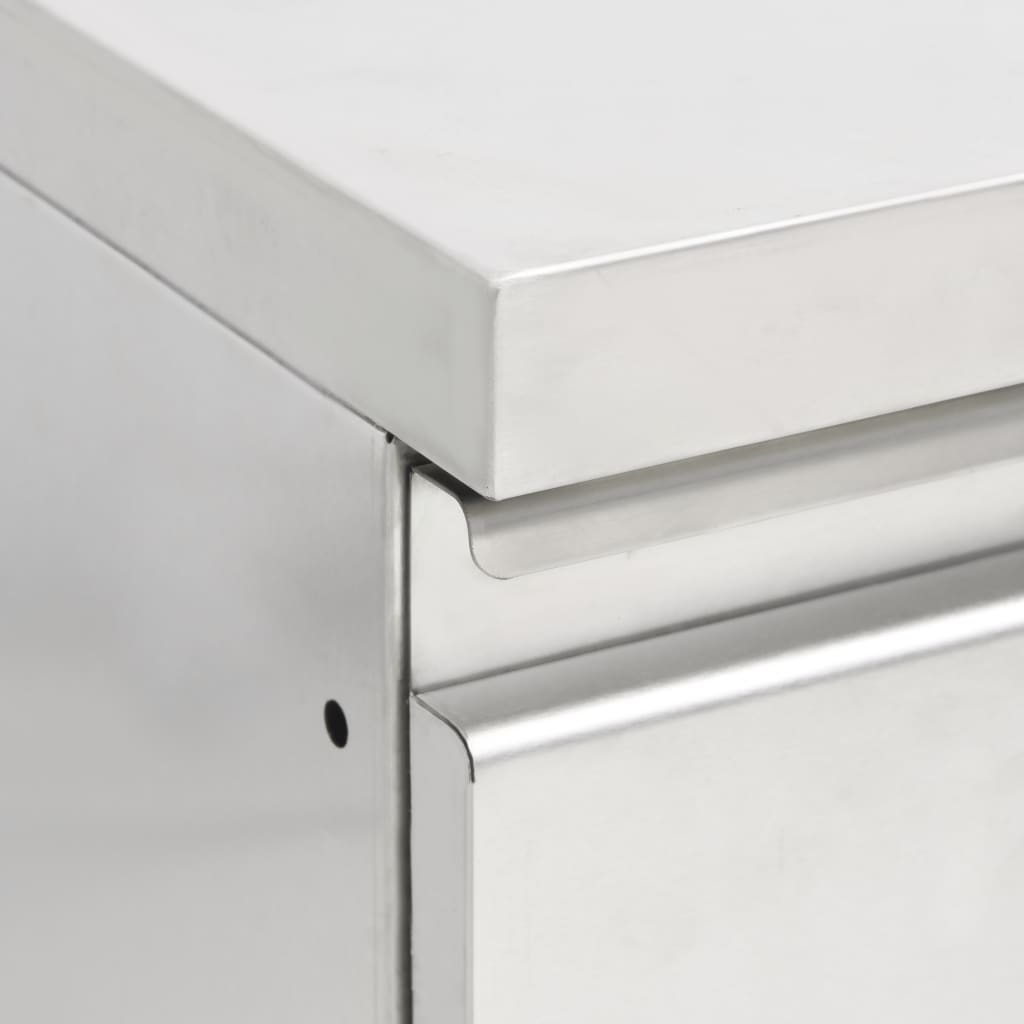 vidaXL Gewerbe-Küchenschrank mit 2 Schubladen 50x60x96 cm - Image 5