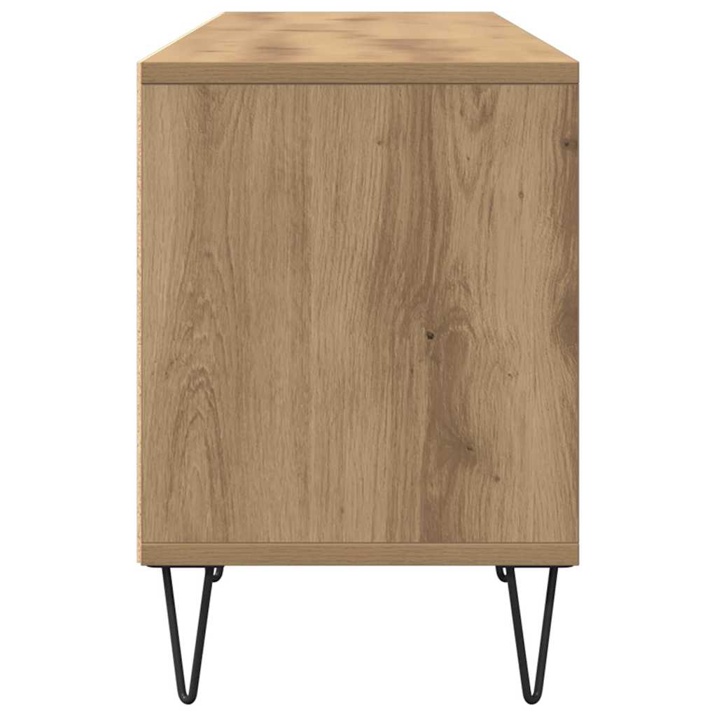vidaXL Mueble de TV madera de ingeniería roble artisan 150x30x44,5 cm - Image 6
