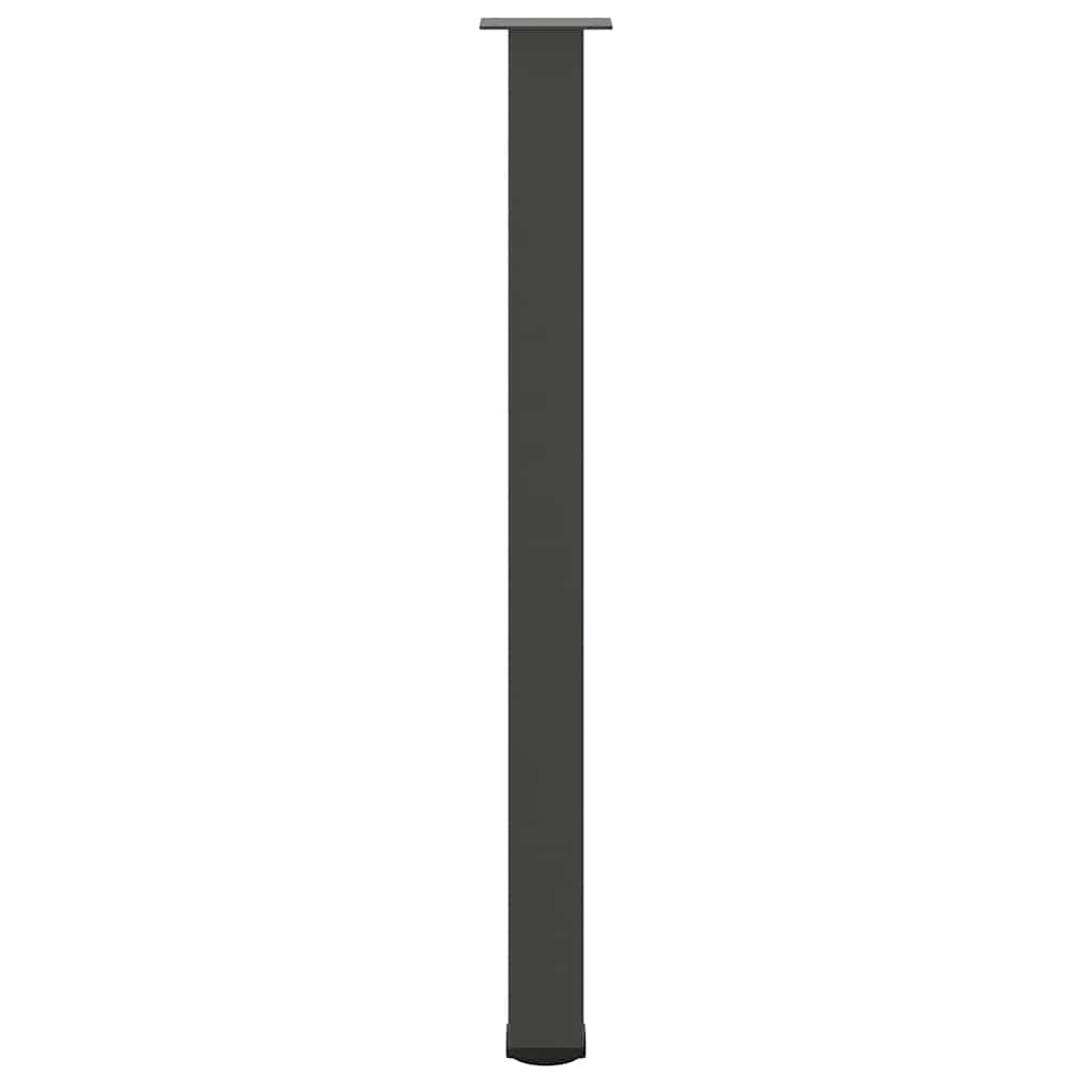 vidaXL Patas para mesa de bar (4 unidades), antracita, 110-112 cm, acero - Image 6