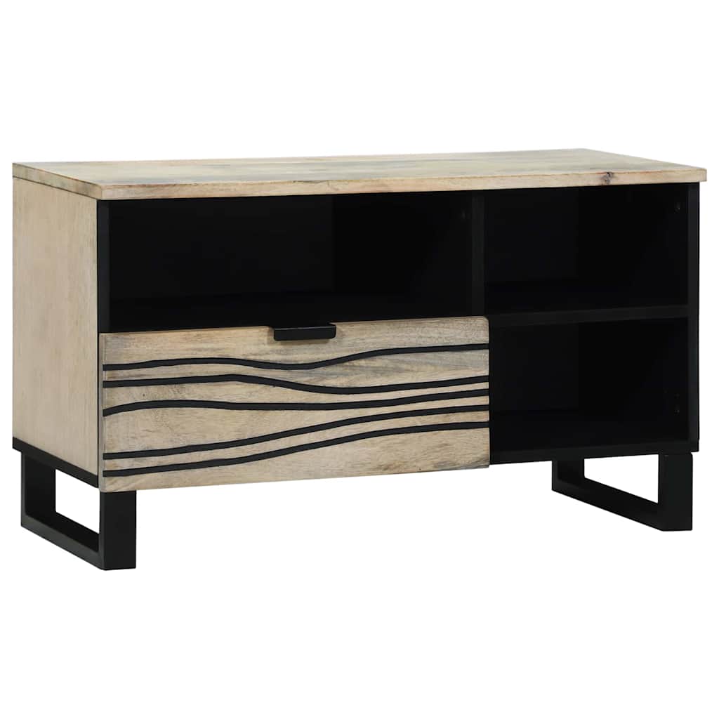 vidaXL Unidades de TV con cajón 80 x 33 x 46 cm Madera contrachapada