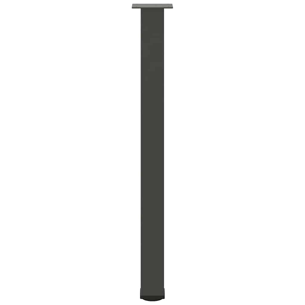 vidaXL Patas para mesa de bar (4 unidades, antracita, 100-102 cm, acero) - Image 6