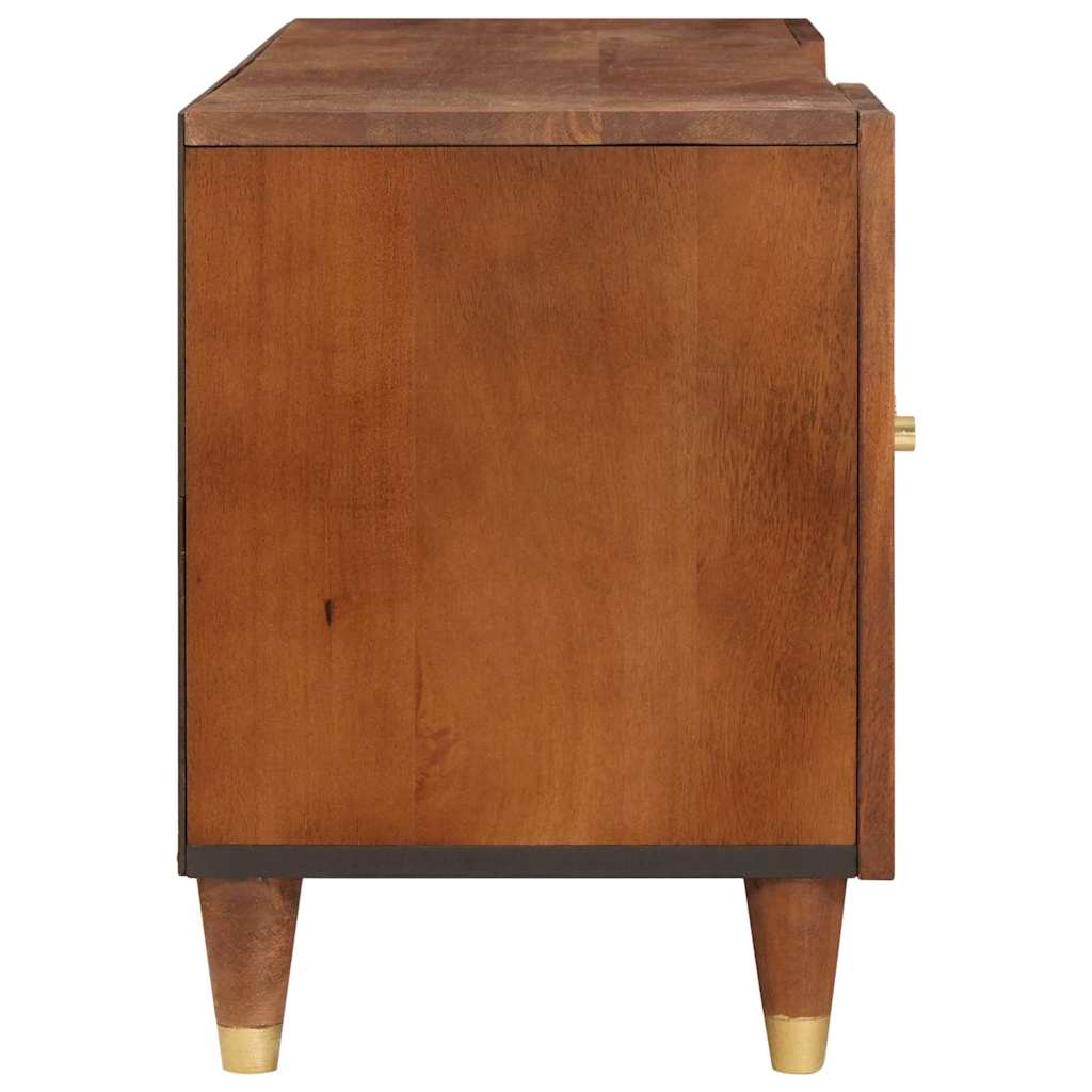 vidaXL Gabinetes y estantes de almacenamiento de medios Marrón - Image 4