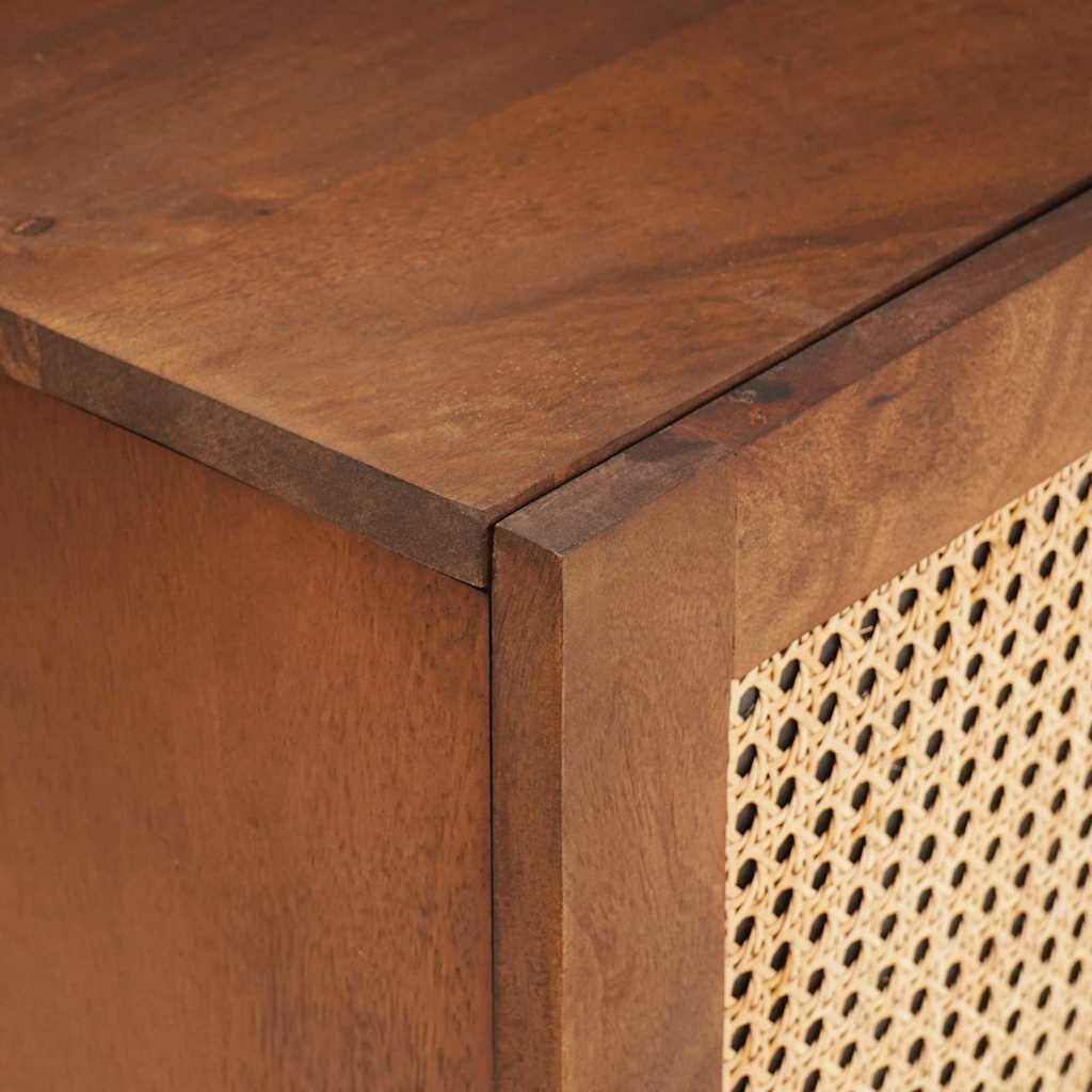 vidaXL Gabinetes y estantes de almacenamiento de medios Marrón - Image 6